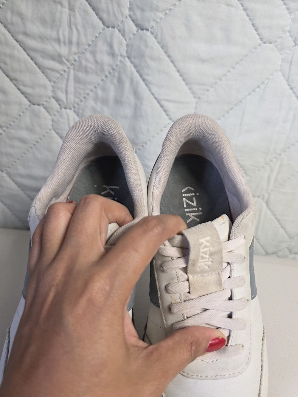 PONY Slam Dunk Lo Women's White & Gray Sneakers - Picture 10 of 10